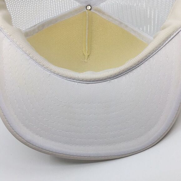 Vintage Floyd’s Barber Shop Mayberry NC white trucker hat SnapBack Andy Griffith - Picture 10 of 16